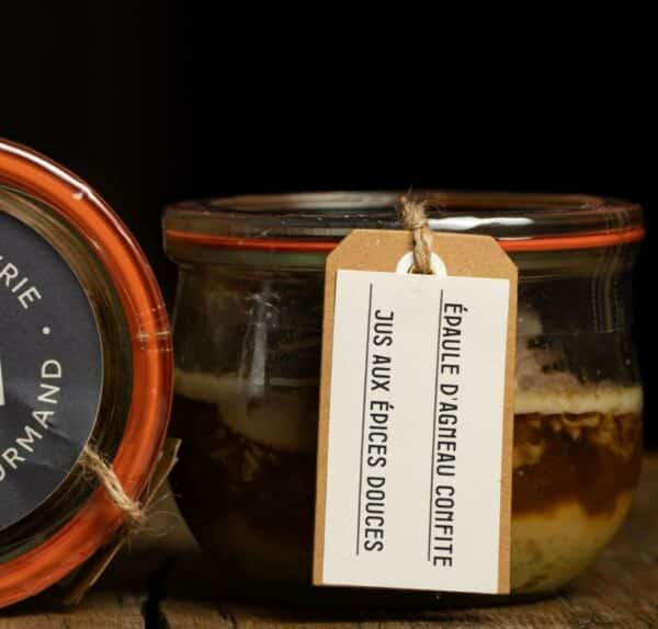 Epaule d'agneau confite, jus aux épices douces