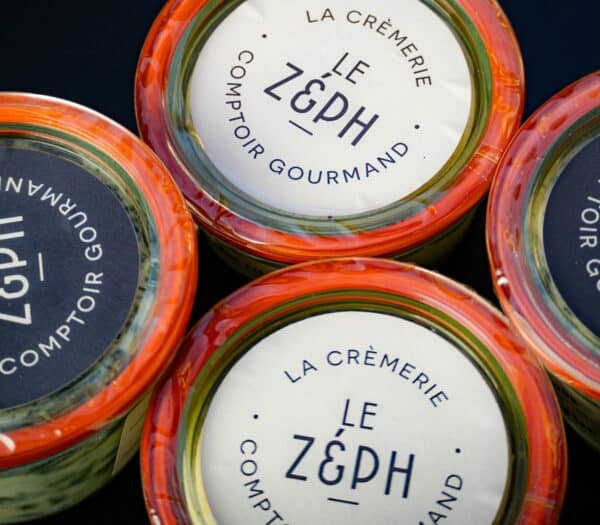 Poulet des Landes en gelée, citron confit