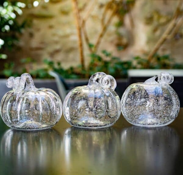 Potiron en verre soufflé