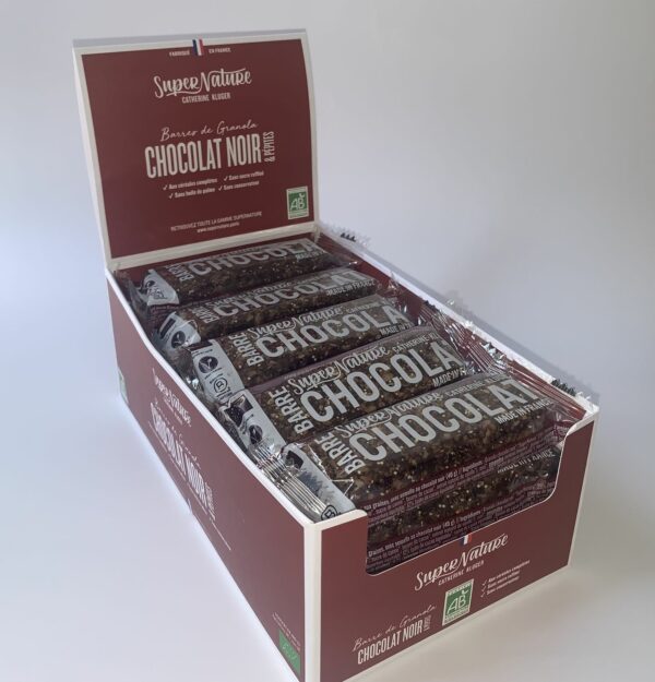 Barre de Granola Chocolat & Graines - Supernature