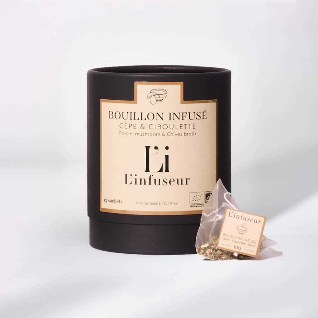 Bouillon Cèpe & Ciboulette - L'Infuseur