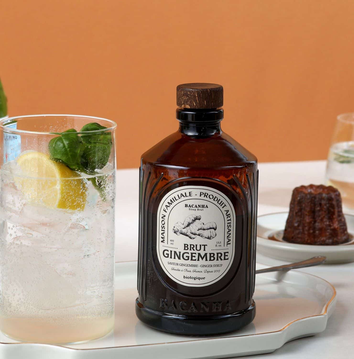 Sirop Gingembre Brut (Bio) - Bacanha