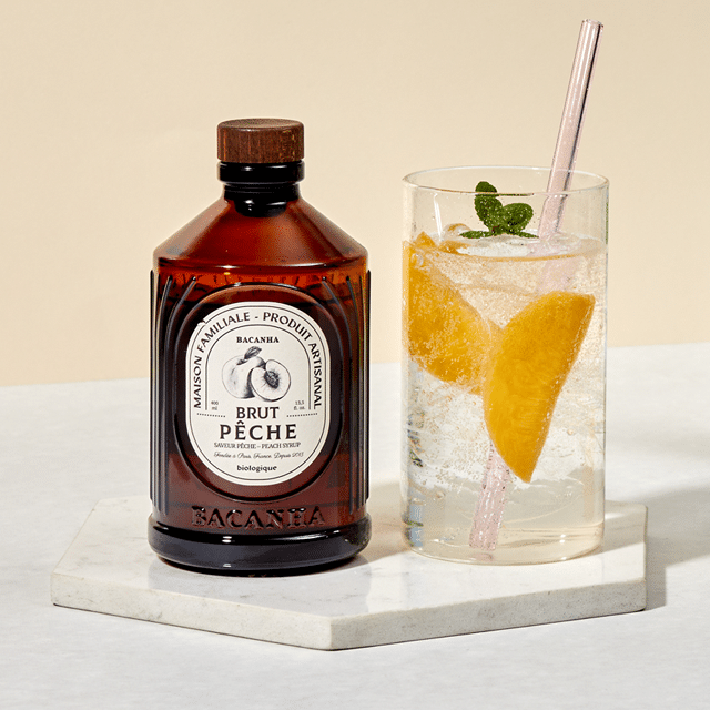 Sirop Pêche Brut (Bio) - Bacanha